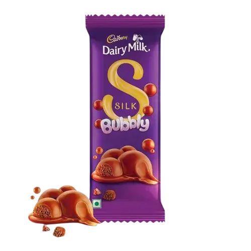 Cadbury Dairy Milk Silk Bubbly 46Gm